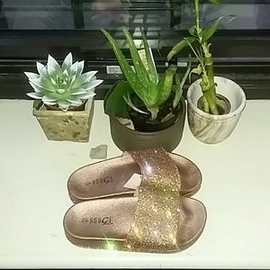 🚫Rose gold slide sandals🚫 SOLD